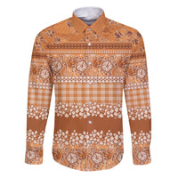 Hawaiian Hibiscus Honu Family Matching Puletasi and Hawaiian Shirt Gold Mele Kalikimaka Palaka Spirit - Polynesian Pride