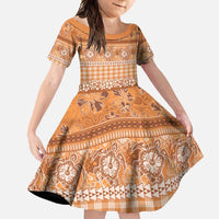 Hawaiian Hibiscus Honu Family Matching Summer Maxi Dress and Hawaiian Shirt Gold Mele Kalikimaka Palaka Spirit - Polynesian Pride