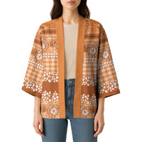 Hawaiian Hibiscus Honu Kimono Gold Mele Kalikimaka Palaka Spirit - Polynesian Pride