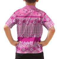 Hawaiian Hibiscus Honu Hawaiian Shirt Pink Mele Kalikimaka Palaka Spirit LT9 - Polynesian Pride