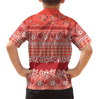 Hawaiian Hibiscus Honu Hawaiian Shirt Red Mele Kalikimaka Palaka Spirit LT9 - Polynesian Pride