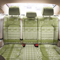 Hawaiian Hibiscus Honu Back Car Seat Cover Sage Green Mele Kalikimaka Palaka Spirit - Polynesian Pride