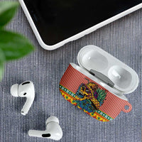 Hawaiian Pineapples Skull AirPods Case Mele Kalikimaka Palaka Quilt Pattern LT9 - Polynesian Pride