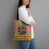 Hawaiian Pineapples Skull Tote Bag Mele Kalikimaka Palaka Quilt Pattern - Polynesian Pride