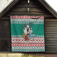 Hawaiian Skull Surfs Quilt Mele Kalikimaka Palaka Quilt Pattern - Polynesian Pride