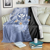 Aloha Vintage Hawaii Tribal Blanket Blue Style LT9 - Polynesian Pride