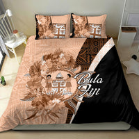 Bula Fiji Vintage Fijian Masi Pattern Bedding Set Peach Fuzz Unique LT9 - Polynesian Pride