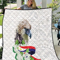 Philippines Eagle and Sampaguita Flowers Quilt Polynesian Pattern