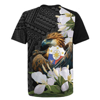 Philippines Eagle with Coat Of Arm Rugby Jersey Simple Sampaguita Jasmine