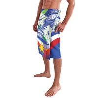 Philippines Flag Lavalava Sampaguita Jasmine with Polynesian Tribal