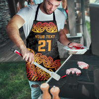 New Zealand Rugby Pacific Custom Apron Rangatira Maori Kowhaiwhai Pattern - Polynesian Pride