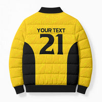 New Zealand Rugby Pacific Custom Bomber Puffer Jacket Hau Awhiowhio Maori Tribal Tattoo - Polynesian Pride