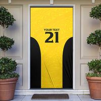 New Zealand Rugby Pacific Custom Door Cover Hau Awhiowhio Maori Tribal Tattoo - Polynesian Pride