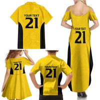 New Zealand Rugby Pacific Custom Family Matching Summer Maxi Dress and Hawaiian Shirt Hau Awhiowhio Maori Tribal Tattoo