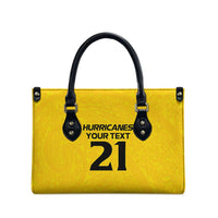 New Zealand Rugby Pacific Custom Leather Bag Hau Awhiowhio Maori Tribal Tattoo - Polynesian Pride