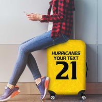 New Zealand Rugby Pacific Custom Luggage Cover Hau Awhiowhio Maori Tribal Tattoo