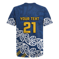New Zealand Rugby Pacific Custom Rugby Jersey Kahupeka Maori Kowhaiwhai Pattern