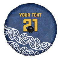 New Zealand Rugby Pacific Custom Spare Tire Cover Kahupeka Maori Kowhaiwhai Pattern