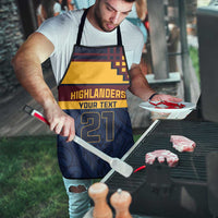 New Zealand Rugby Pacific Custom Apron Kahupeka Retro 2025 Taniko Motif - Polynesian Pride