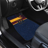 New Zealand Rugby Pacific Custom Car Mats Kahupeka Retro 2025 Taniko Motif