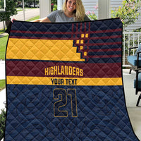 New Zealand Rugby Pacific Custom Quilt Kahupeka Retro 2025 Taniko Motif