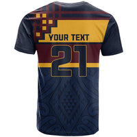 New Zealand Rugby Pacific Custom T Shirt Kahupeka Retro 2025 Taniko Motif