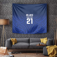 New Zealand Rugby Pacific Custom Tapestry Kahurangi Auckland All Blue