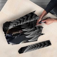 New Zealand Rugby Custom Umbrella Glory Be To Black Silver-fern - Polynesian Pride