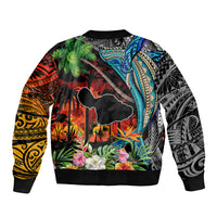 Hawaii Strong Maui Wildfire Bomber Jacket Pray For Lahaina Maui LT9 - Polynesian Pride