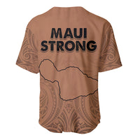 Hawaii Strong Maui Wildfire Baseball Jersey No1 LT9 - Polynesian Pride