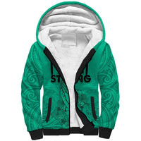 Hawaii Strong Maui Wildfire Sherpa Hoodie No2 LT9 Unisex Green - Polynesian Pride