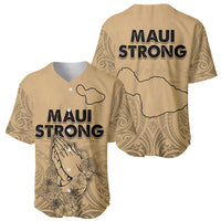 Hawaii Strong Maui Wildfire Baseball Jersey No3 LT9 - Polynesian Pride
