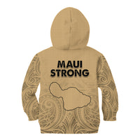 Hawaii Strong Maui Wildfire Kid Hoodie No3 LT9 - Polynesian Pride
