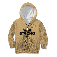 Hawaii Strong Maui Wildfire Kid Hoodie No3 LT9 - Polynesian Pride