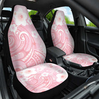 Japan Sakura Floral with Polynesian Vibe Car Seat Cover LT9 One Size Pink - Polynesian Pride