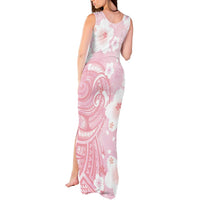 Japan Sakura Floral with Polynesian Vibe Tank Maxi Dress LT9 - Polynesian Pride
