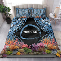 Personalised Nukuoro Micronesia Atoll Bedding Set with Pacific Coral Reef LT9 - Polynesian Pride