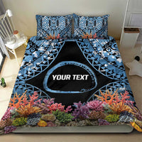 Personalised Nukuoro Micronesia Atoll Bedding Set with Pacific Coral Reef LT9 - Polynesian Pride