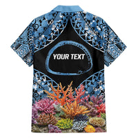 Personalised Nukuoro Micronesia Atoll Hawaiian Shirt with Pacific Coral Reef LT9 - Polynesian Pride