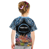 Personalised Nukuoro Micronesia Atoll Kid T Shirt with Pacific Coral Reef