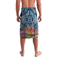 Personalised Nukuoro Micronesia Atoll Lavalava with Pacific Coral Reef LT9 - Polynesian Pride