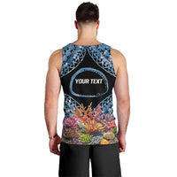 Personalised Nukuoro Micronesia Atoll Men Tank Top with Pacific Coral Reef LT9 - Polynesian Pride