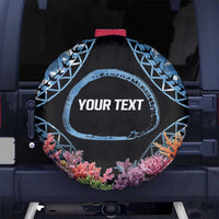 Personalised Nukuoro Micronesia Atoll Spare Tire Cover with Pacific Coral Reef LT9 - Polynesian Pride