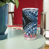 Personalised Nukuoro Micronesia Atoll Tumbler Cup with Pacific Coral Reef LT9 - Polynesian Pride