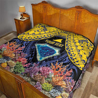Tokelau Atafu Atoll Personalised Quilt Pacific Coral Reef Vibe