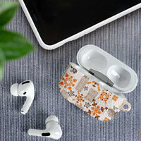 Hawaii Tapa Tribal AirPods Case With Hawaiian Quilt Pattern Gold LT9 - Polynesian Pride