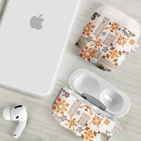 Hawaii Tapa Tribal AirPods Case With Hawaiian Quilt Pattern Gold LT9 - Polynesian Pride
