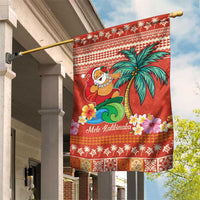 Hawaii Mele Kalikimaka Garden Flag Surfing Santa Funny Christmas LT9 House Flag Red - Polynesian Pride