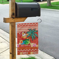 Hawaii Mele Kalikimaka Garden Flag Surfing Santa Funny Christmas LT9 - Polynesian Pride