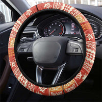 Hawaii Mele Kalikimaka Steering Wheel Cover Surfing Santa Funny Christmas LT9 - Polynesian Pride